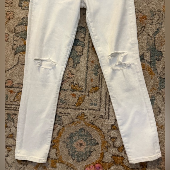 NWT ABERCROMBIE WHITE ANKLE SKINNY JEAN - Picture 6 of 6